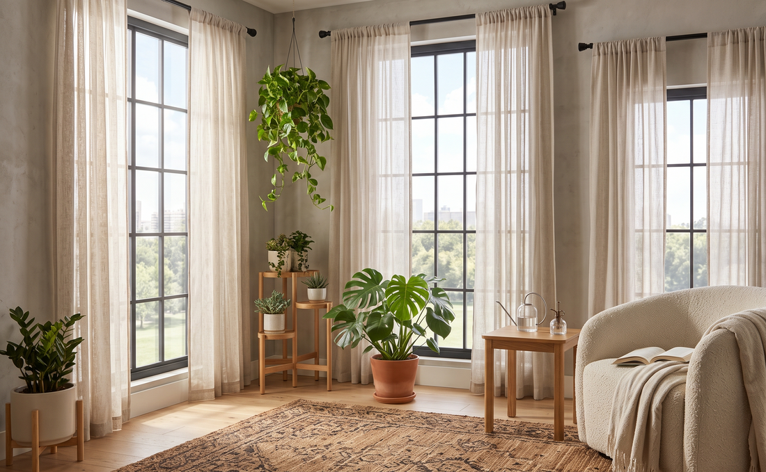 Biophilic Design: How Sheer Curtains Connect You with Nature