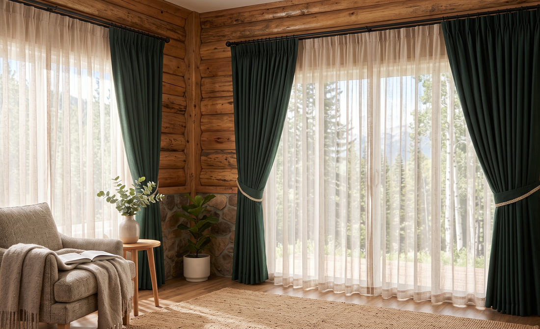 The Art of Layering: Styling Sheer Curtains with Blackout Drapes