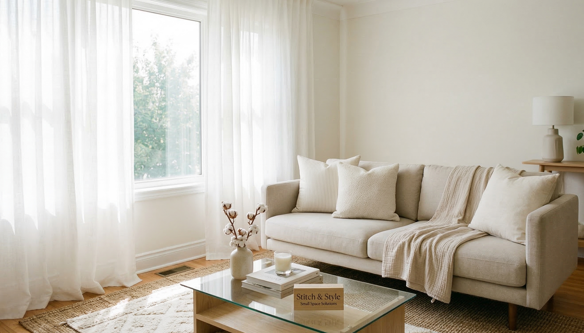 Small Space Magic: Using Light Fabrics to Make Rooms Look Bigger