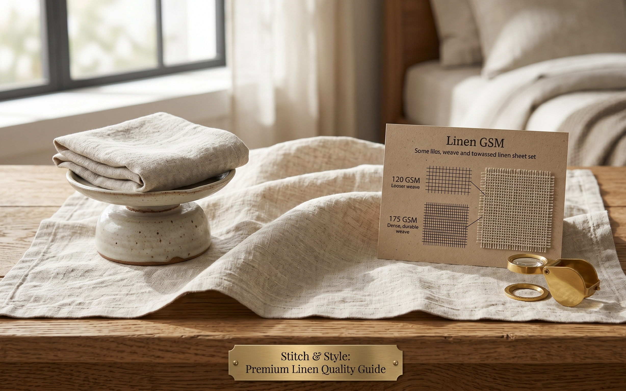 What to Look for When Buying Premium Linen: GSM and Weave Explained