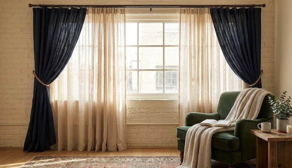 Linen-Look Sheers: Effortless Elegance and Easy Care for Busy Homes