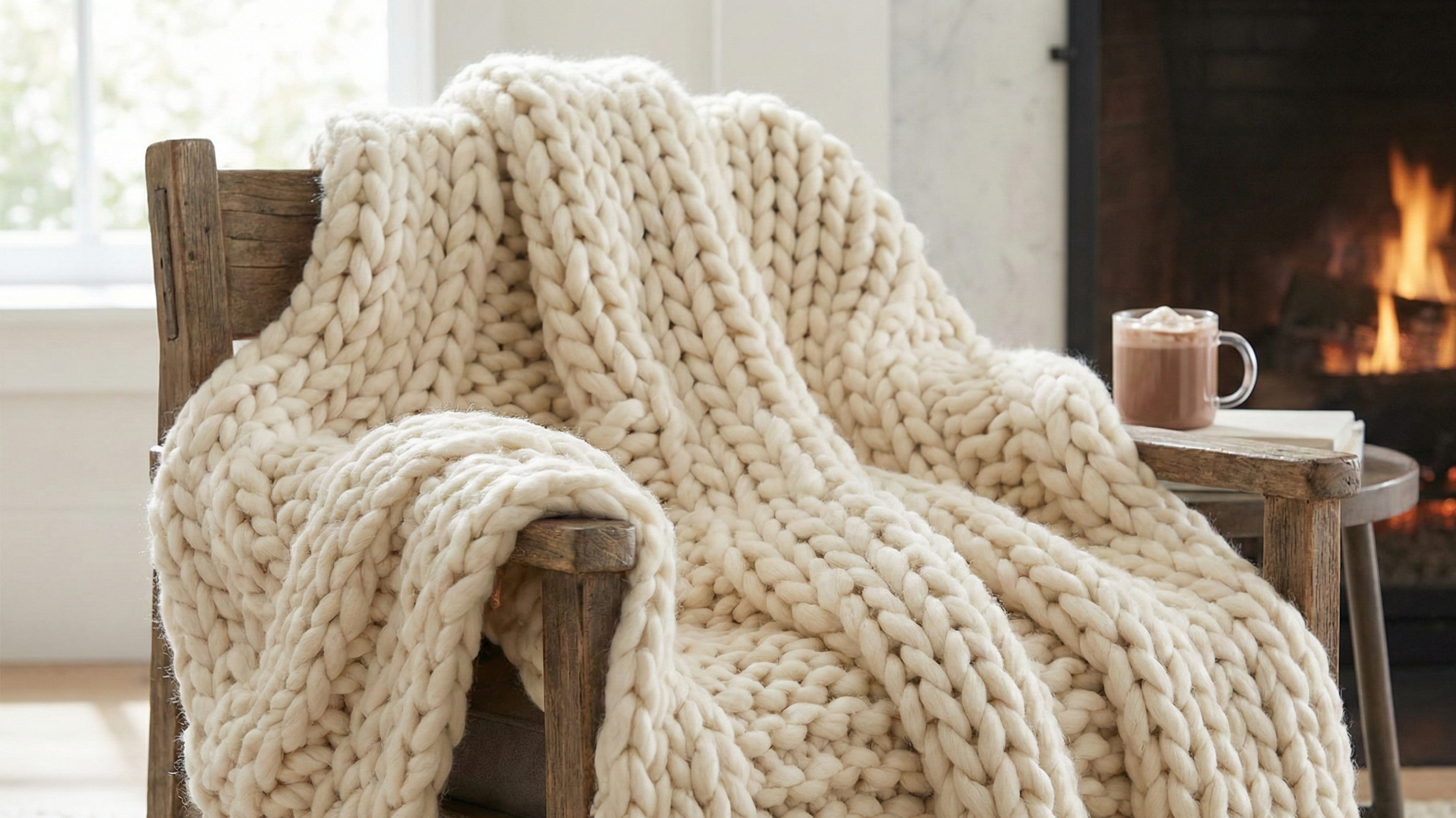 Chunky Knit Blanket