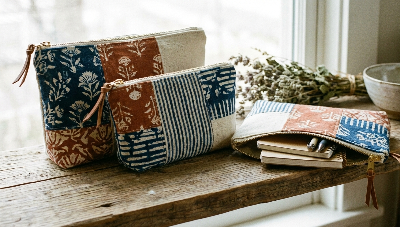 Zipper Pouch Set