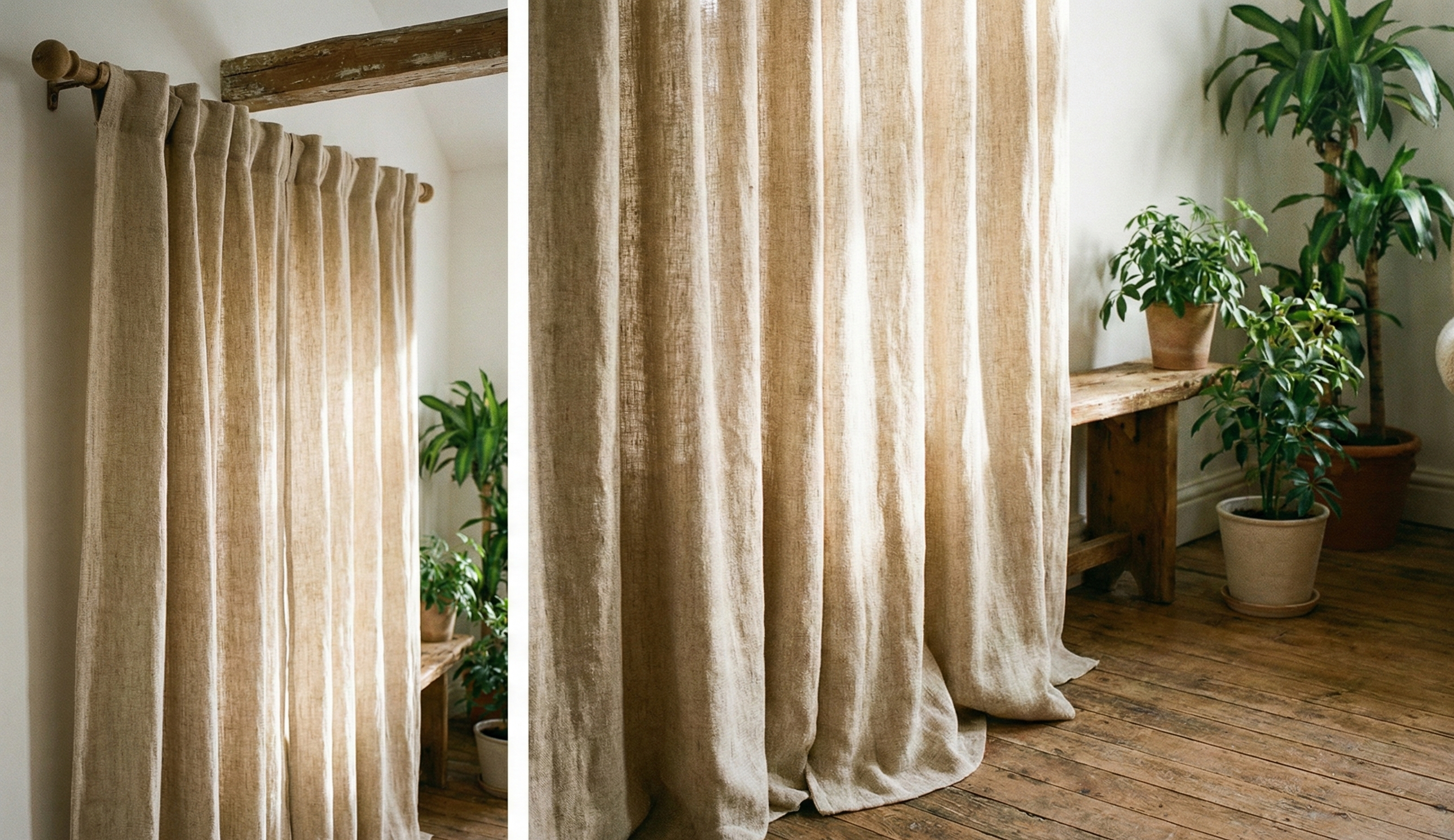 Linen Blend Curtains