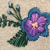 Natural Linen Needlework Embroidery Fabric Cross Stitching Aida Cloth 62" by 1 Yard Rose Flavor