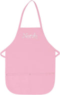 Made in USA Personalized Embroidered Premium Child Apron for Kids Girls Boys Fun Kitchen Chef Gift