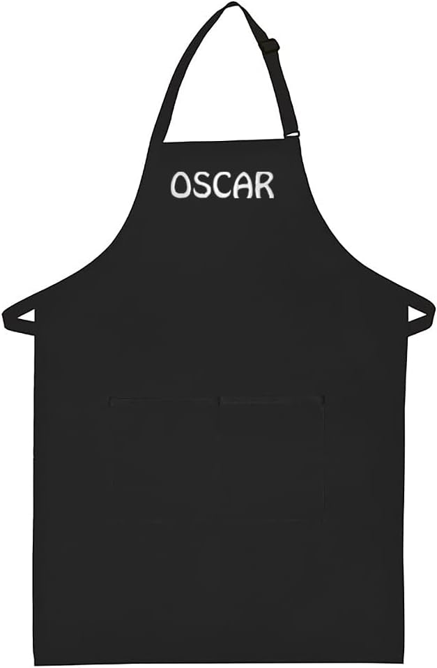 Made in the USA Personalized Embroidered Premium Adult Apron for Men Women Fathers Mothers Day Kitchen BBQ Grilling Gift