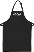 Made in the USA Personalized Embroidered Premium Adult Apron for Men Women Fathers Mothers Day Kitchen BBQ Grilling Gift