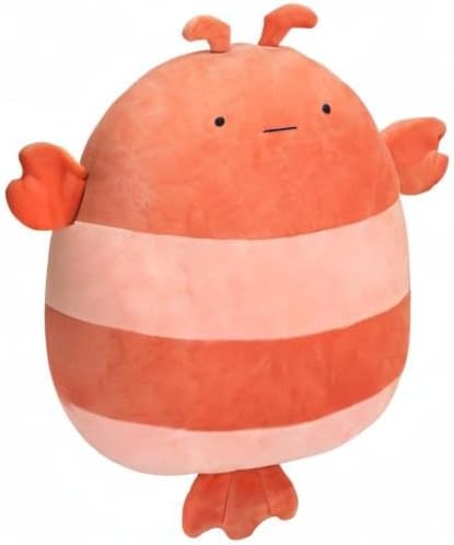 Zielind Lobster Plush Pillow, 16 inch Lobster Stuffed Animal Plush Toy Cute Plush Animal Pillows for Birthday, Valentine, Christmas