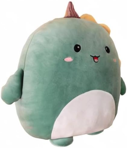 lannery Dinosaur Plush Pillow, Kawaii Dinosaur Stuffed Animal Toy Dinosaur Plushies Soft Cartoon Animal Plush Hugging Pillow Gifts for Room Decor, 16 inch