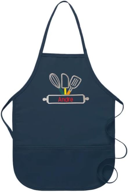 Kids Apron Customized With Name, Baker Apron, Baking, Cooking