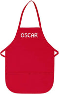 Made in USA Personalized Embroidered Premium Child Apron for Kids Girls Boys Fun Kitchen Chef Gift