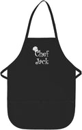 Made in the USA Chef Any Name Child Personalized Embroidered Premium Child Apron for Kids Girls Boys Fun in the Kitchen Gift