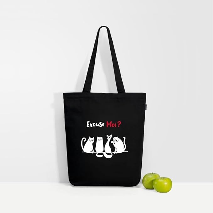Ecoright Tote Bag for Women with Zipper, Small Tote Bag, Canvas Bag, Reusable Cotton Bag for Beach, Grocery, School & Work