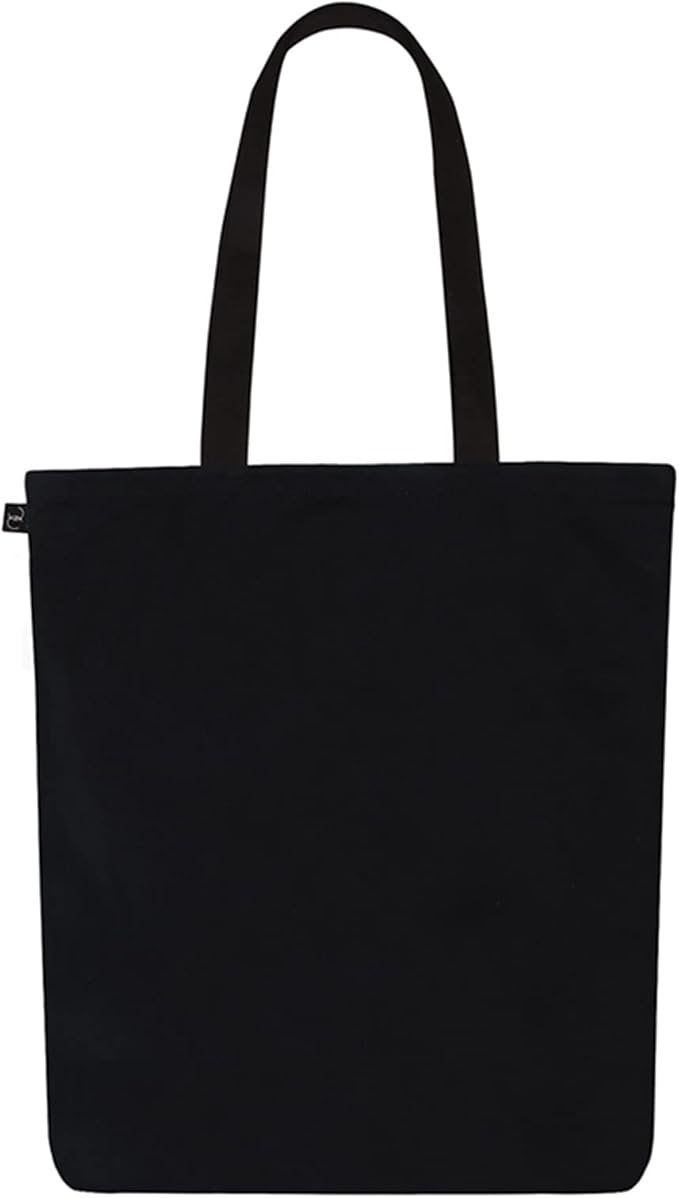 Ecoright Tote Bag for Women with Zipper, Small Tote Bag, Canvas Bag, Reusable Cotton Bag for Beach, Grocery, School & Work