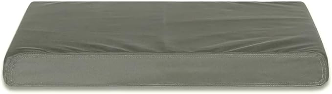 Dalema Dog Bed Cover,Waterproof Tough Plastic DIY Pet Bed Cover,Non Stick Hair Easy to Clean Rectangular Fillable Dog Bed Covers with Zipper(Greyish Green,36" L x 27" W x 4" Th,Cover Only)