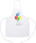 Kids Apron with Balloon Design, Medium Bib