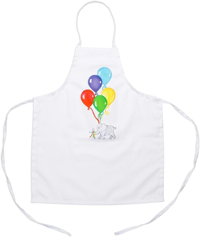 Kids Apron with Balloon Design, Medium Bib