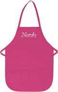Made in USA Personalized Embroidered Premium Child Apron for Kids Girls Boys Fun Kitchen Chef Gift