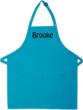 Made in the USA Personalized Embroidered Premium Adult Apron for Men Women Fathers Mothers Day Kitchen BBQ Grilling Gift