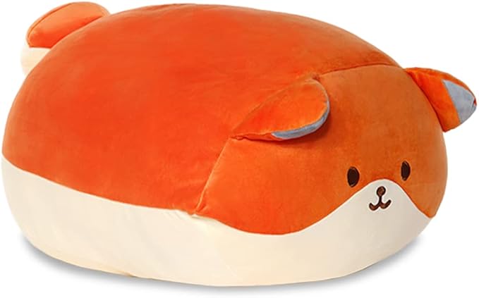 Anirollz Stuffed Animal Plush Toy – 20" Jumbo Plush Doll | Soft, Squishy, Cute, Comfort, Safe | Birthday Gift Pillow with Cute Character Fox Foxiroll