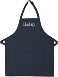 Made in the USA Personalized Embroidered Premium Adult Apron for Men Women Fathers Mothers Day Kitchen BBQ Grilling Gift