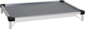 K9 Ballistics Chew Proof Elevated Outdoor Cooling Cot Bed for XX Large Dogs - Virtually Indestructible, Preassembled, Withstands Aggressive Chewers & Diggers - XXL, Gray Vinyl