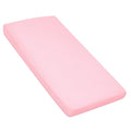 Nap Mat Sheet 24" x 48" x 4" Fitted Elastic Corners Preschool Day Care Rest Nap Mat Cover, Soft & Breathable Baby Sheets for Regalo My Cot Portable Toddler Bed and Joovy Travel Cot, Pink