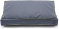 Dalema Dog Bed Cover,Waterproof Tough Plastic DIY Pet Bed Cover,Non Stick Hair Easy to Clean Rectangular Fillable Dog Bed Covers with Zipper(Dark Grey,54" L x 44" W x 4" Th,Cover Only)