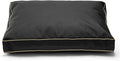 Dalema Dog Bed Cover,Waterproof Tough Plastic DIY Pet Bed Cover,Non Stick Hair Easy to Clean Rectangular Fillable Dog Bed Covers with Zipper(Black,44" L x 32" W x 4" Th,Cover Only)