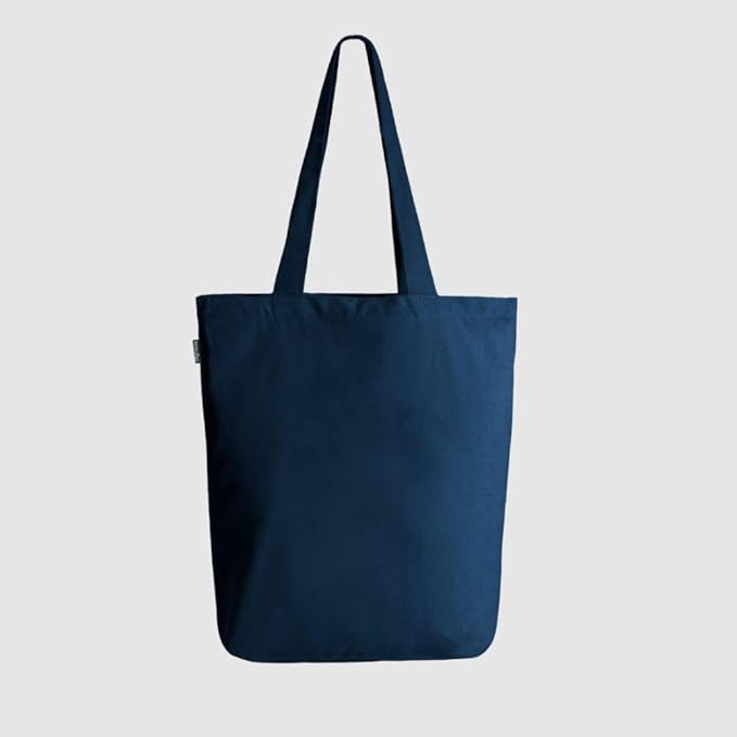 Ecoright Tote Bag for Women with Zipper, Small Tote Bag, Canvas Bag, Reusable Cotton Bag for Beach, Grocery, School & Work