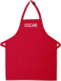 Made in the USA Personalized Embroidered Premium Adult Apron for Men Women Fathers Mothers Day Kitchen BBQ Grilling Gift