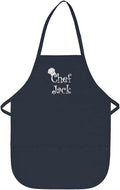 Made in the USA Chef Any Name Child Personalized Embroidered Premium Child Apron for Kids Girls Boys Fun in the Kitchen Gift