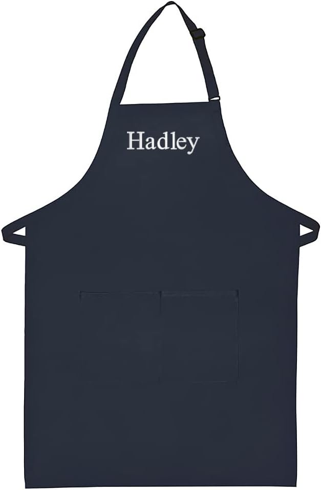 Made in the USA Personalized Embroidered Premium Adult Apron for Men Women Fathers Mothers Day Kitchen BBQ Grilling Gift