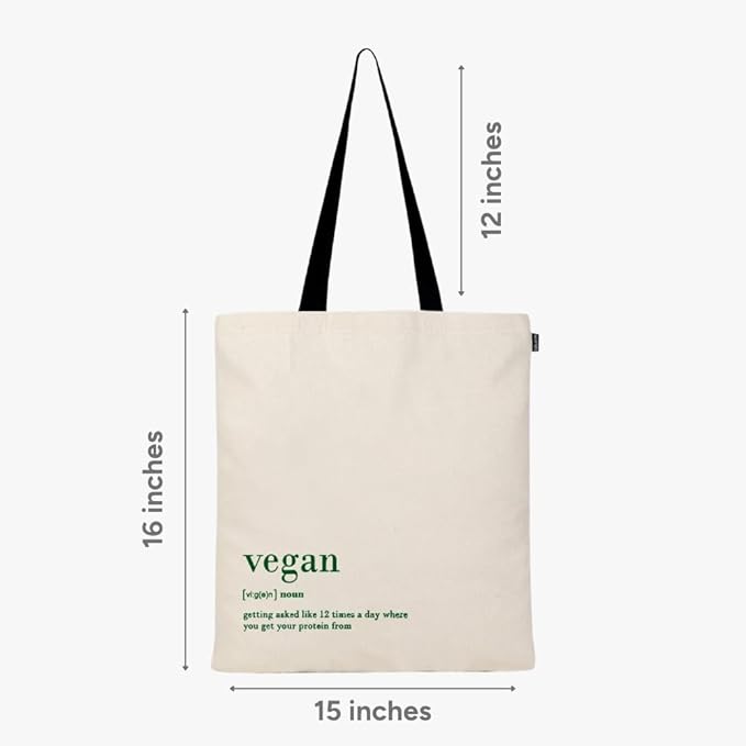 Eco Right Tote Bag for Women, Reusable Grocery Bag, Canvas Tote Bag for Shopping, Cotton Bag for Daily Use, Gifts for Women