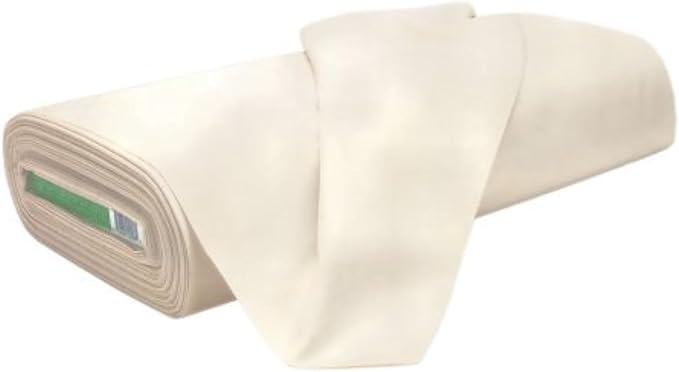 AK TRADING CO. Muslin Fabric/Textile Unbleached - Draping Fabric - Natural 10 Yards Medium Weight - 100% Cotton (63in. Wide)