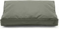 Dalema Dog Bed Cover,Waterproof Tough Plastic DIY Pet Bed Cover,Non Stick Hair Easy to Clean Rectangular Fillable Dog Bed Covers with Zipper(Greyish Green,44" L x 32" W x 4" Th,Cover Only)