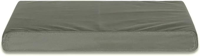 Dalema Dog Bed Cover,Waterproof Tough Plastic DIY Pet Bed Cover,Non Stick Hair Easy to Clean Rectangular Fillable Dog Bed Covers with Zipper(Greyish Green,44" L x 32" W x 4" Th,Cover Only)