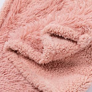 Calming Dog Blanket for Couch Waterproof Fluffy Faux Fur Pink Pet Blankets for Dogs and Cats Soft Lightweight Couches and Bed Cover Washable(Pink,M-57x40in)