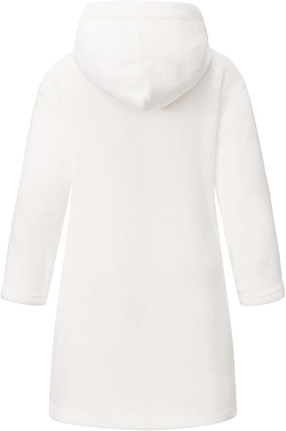 Fraprasty Boys Girls Hooded Robe Soft Touch Robe Kids Terry Cloth Cotton Spa Bathrobe Sleepwear 2-14 Years