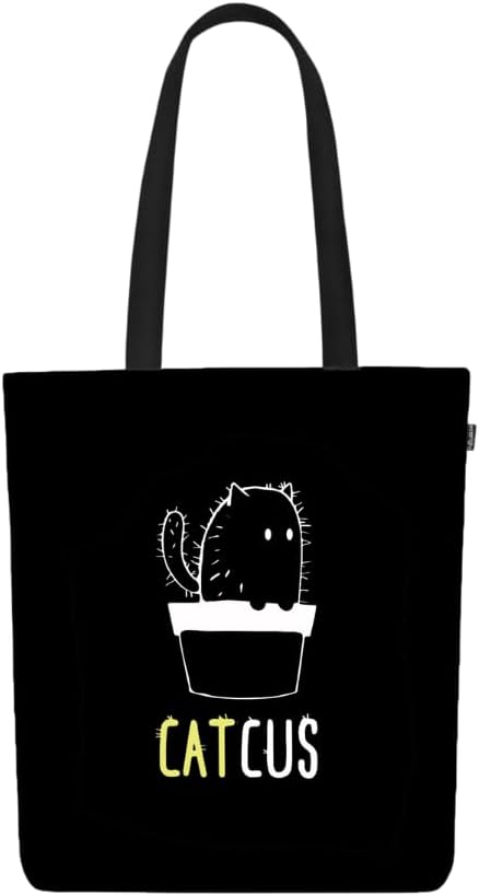 Ecoright Tote Bag for Women with Zipper, Small Tote Bag, Canvas Bag, Reusable Cotton Bag for Beach, Grocery, School & Work