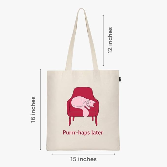 Eco Right Tote Bag for Women, Reusable Grocery Bag, Canvas Tote Bag for Shopping, Cotton Bag for Daily Use, Gifts for Women
