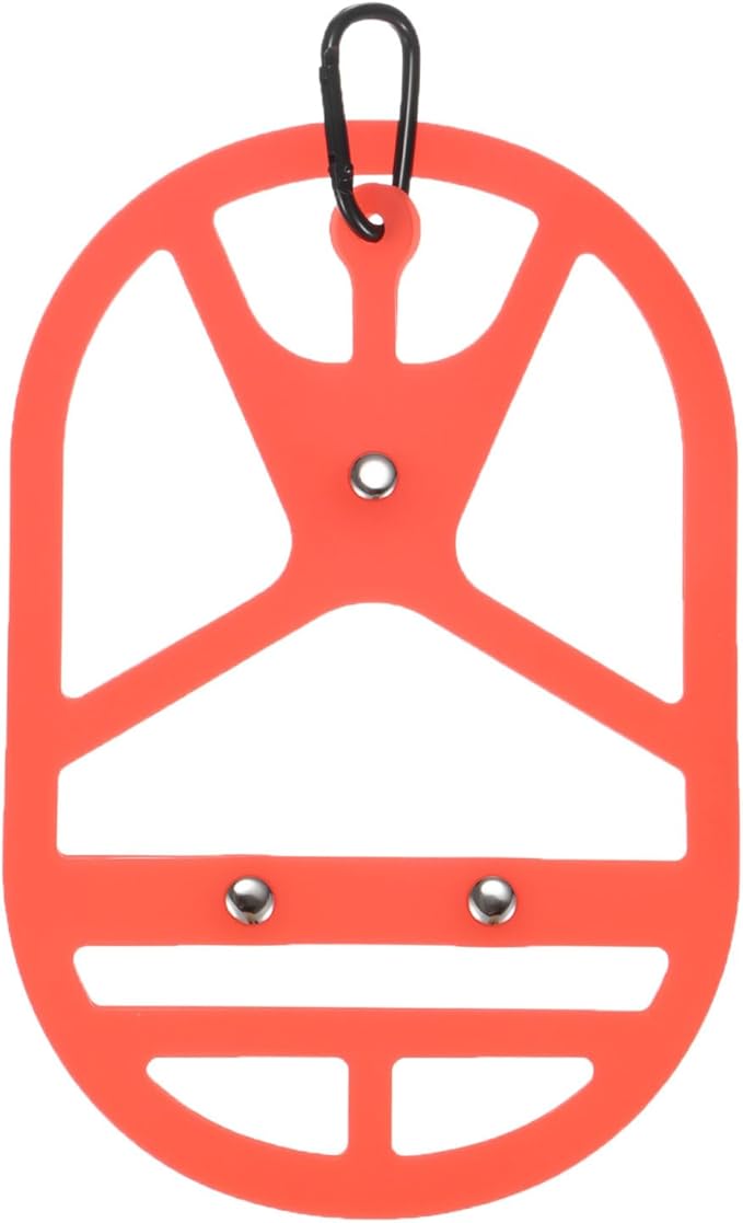 TIXIPEM Shoe Holster for Backpack [1SET] - Elastic Silicone Footwear Holder with Clip Use for Travel & Outdoors & Sports - [Red-L] Hang Extra Shoes Cleats Boots