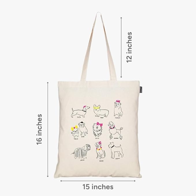 Eco Right Tote Bag for Women, Reusable Grocery Bag, Canvas Tote Bag for Shopping, Cotton Bag for Daily Use, Gifts for Women