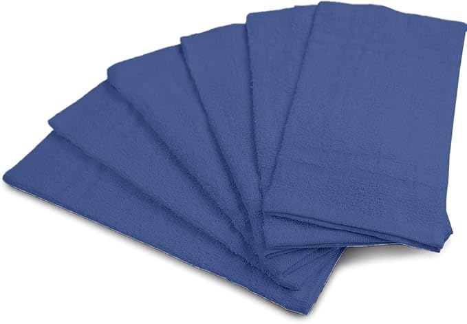 TOALLA 100% Cotton Washcloth 60 Pack|700 GSM|Soft Washcloth For Face|Wash cloths Bulk Pack|Wash cloth For Body And Face|Highly Absorbent|Fingertip Towel|Washcloths For Bathroom|12 x 12 Inche|ROYALBLUE
