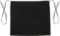 100% Linen Bistro Half Apron, Waist Apron With 2 Pockets For Women Men Waitress Server Cooking Kitchen Restaurant