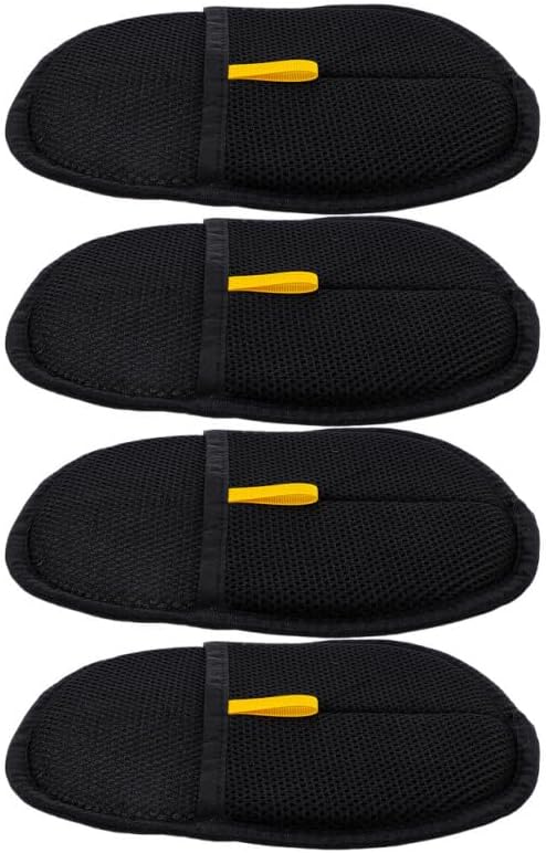PRETYZOOM 4pcs Pet Shedding Grooming Gloves Dual Sided Design for Cats Dogs Comfortable Hair Removal Mitts Efficient Massage Brush for Pet Cleaning Deshedding