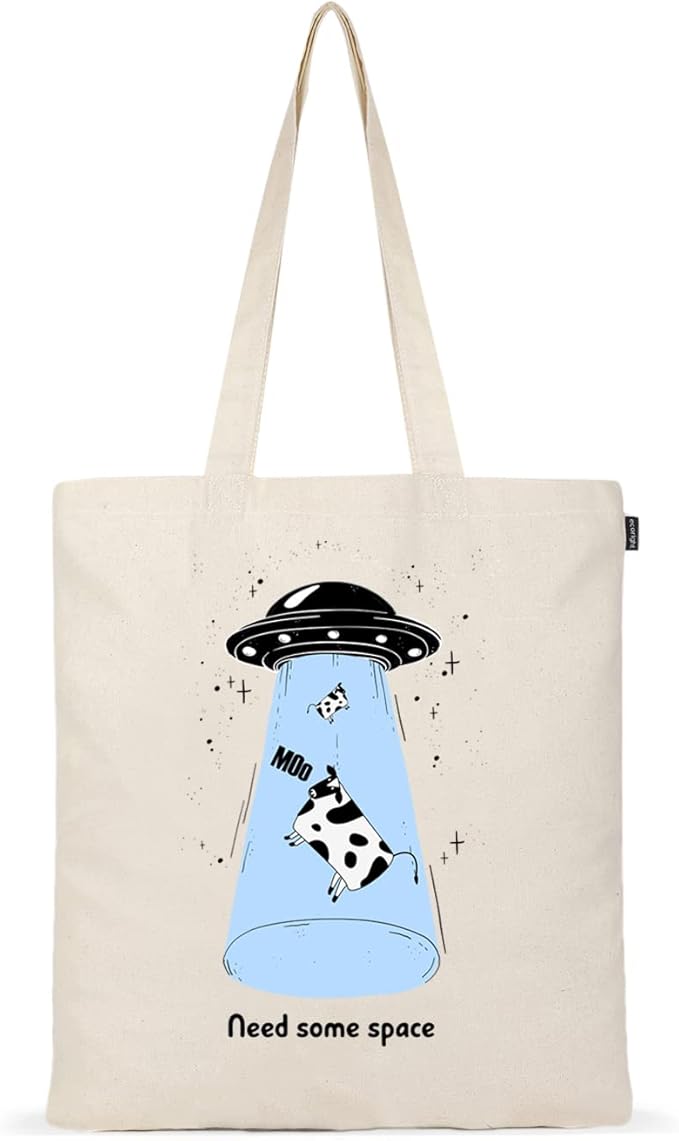 Eco Right Tote Bag for Women, Reusable Grocery Bag, Canvas Tote Bag for Shopping, Cotton Bag for Daily Use, Gifts for Women