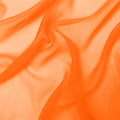 Barcelonetta | Chiffon Fabric | Decoration, Drapery Fabric | Wedding, Gender Reveal, Baby Shower, Birthday | for Arbor, Arch, Canopy, Table and Chair Decoration (Bright Orange, 10 Yards)