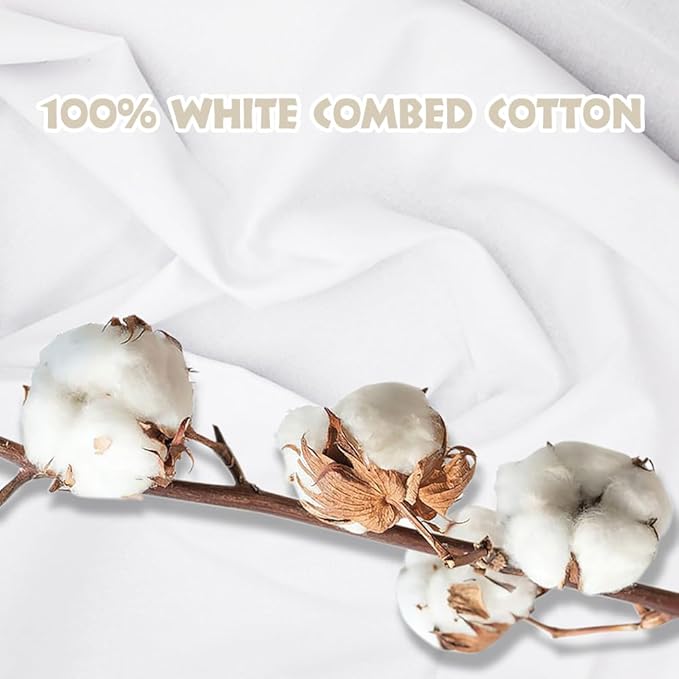 Cotton Fabric: 63 inch x 5 Yards Unbleached Muslin Linen Fabric Perfect for Sewing, Apparel, and Craft（Bleached